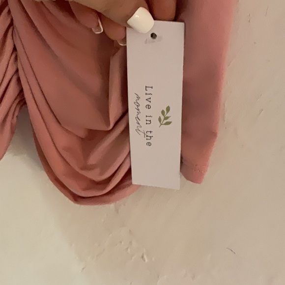 Pink Ruched Tank Top - Picture 6 of 6